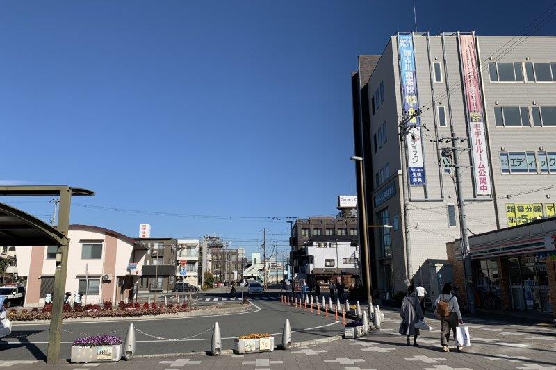 「東加古川」駅前の街並み
